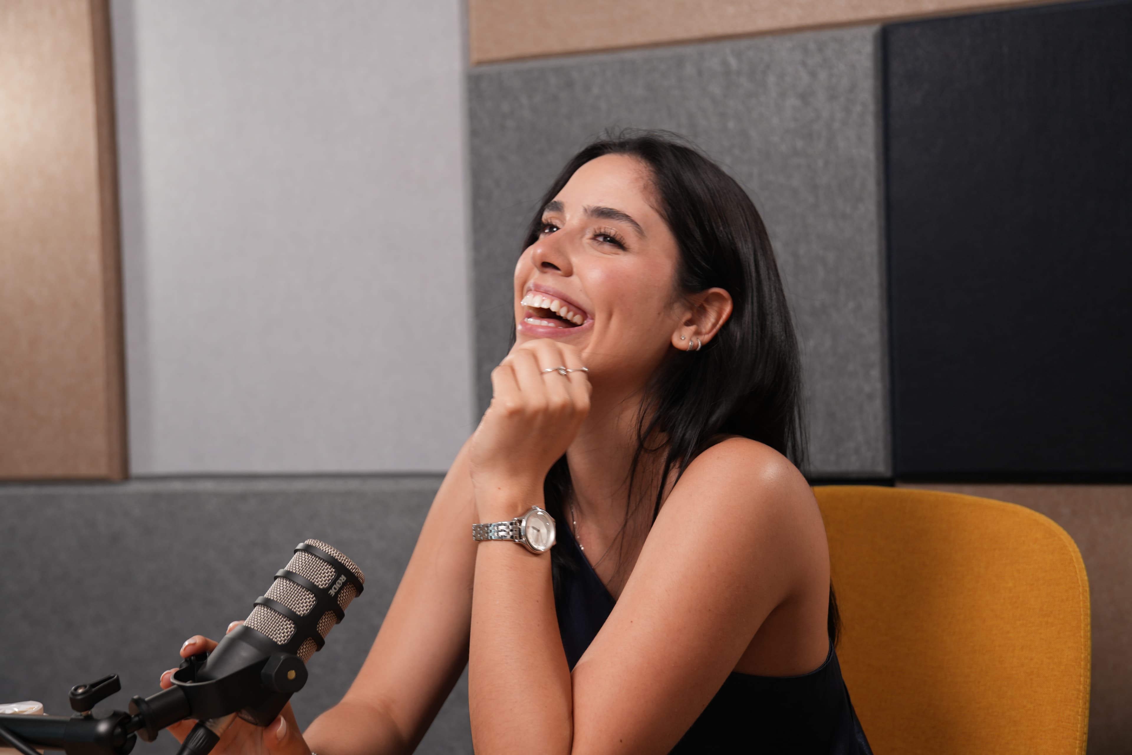 Grabación del podcast